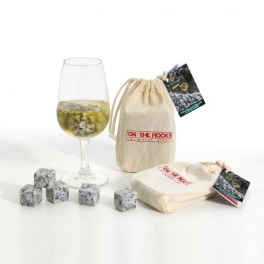 24 gla&ccedil;ons granit clair du Sidobre | Lot de 2 sachets coton